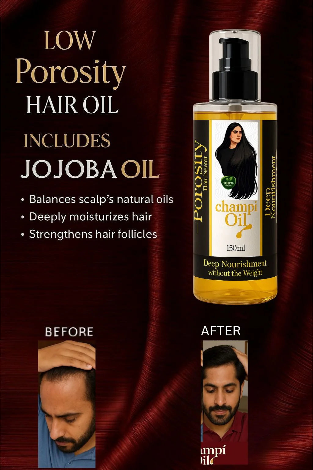 Low Porosity Champi Hair Oil