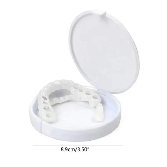 2 Pairs Snap on Smile Teeth Covers-Natural Look-Instant Smile(confident smile)