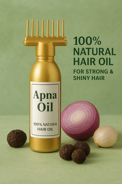 Apna Hair Oil – 100% Natural (New Hair Regrowth Solution)