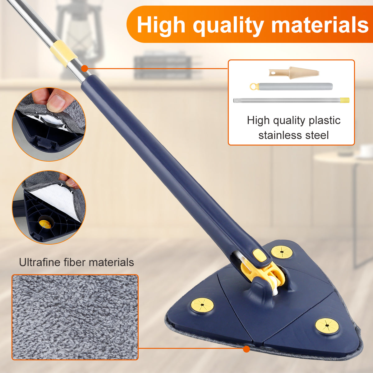 Triangle Mop 360° Rotatable