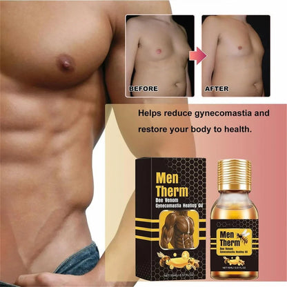 Chest Fat Reducer Oil - Gynecomastia Heating Oil